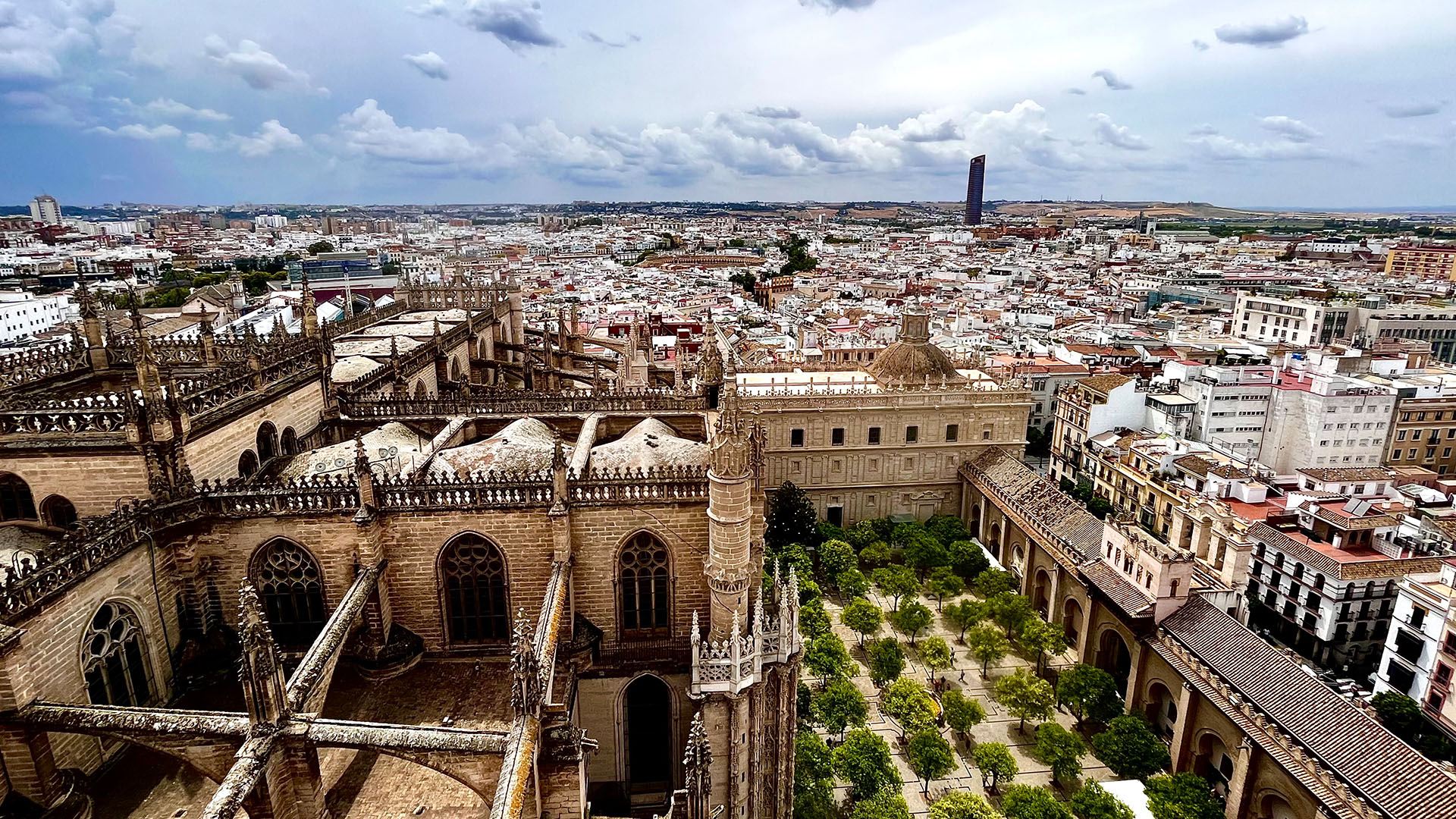 overlooking Sevilla