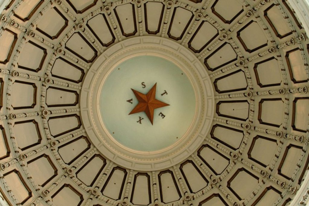 Texas Capitol ceiling